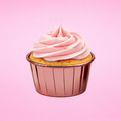 Rose Gold - Metallic Cupcake Liners - 50Pcs