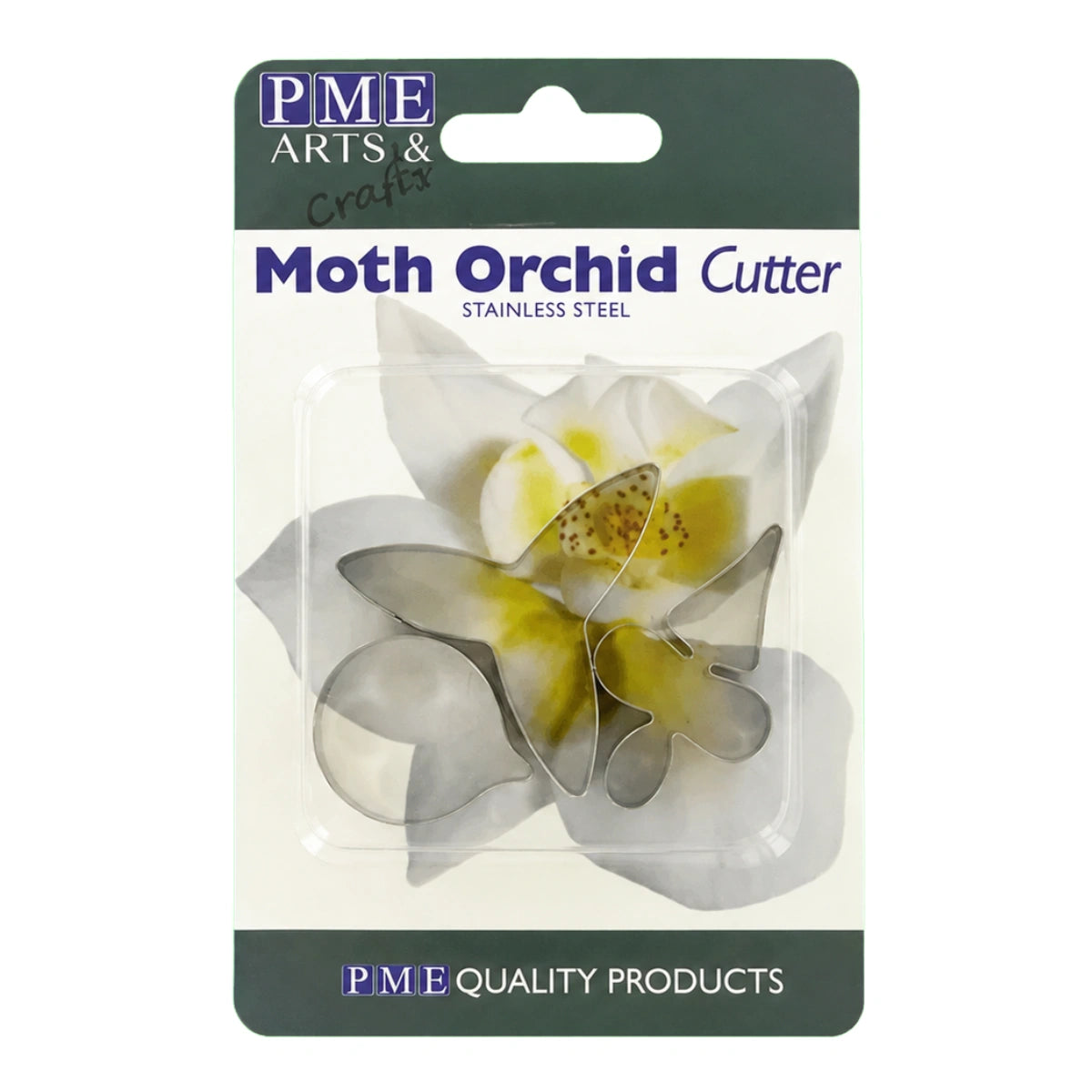 Shapes Plunger Cutters - Moth Orchid Flower Petal (3 Pack) - PME