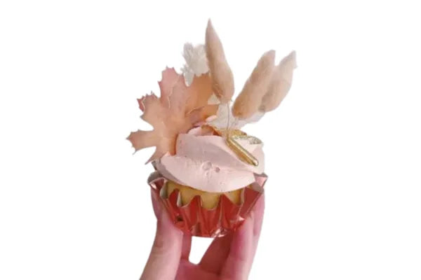 Rose Gold 96 Cups Ripple Cupcake Liners - Moreish by Monica Cavallaro