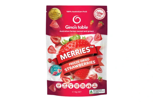 Freeze-Dried Strawberries 18g - Ginas Table
