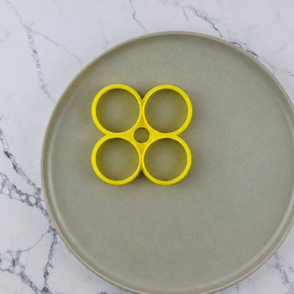 Mini Round Multi Cutter (Suits the Debossers) 4 x 46mm - Custom Cookie Cutters