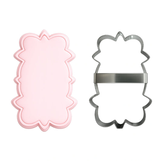 130mm x 80mm Fancy Oval Plaque N635 - Carolines