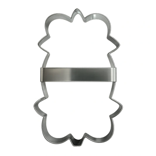 130mm x 80mm Fancy Oval Plaque N635 - Carolines