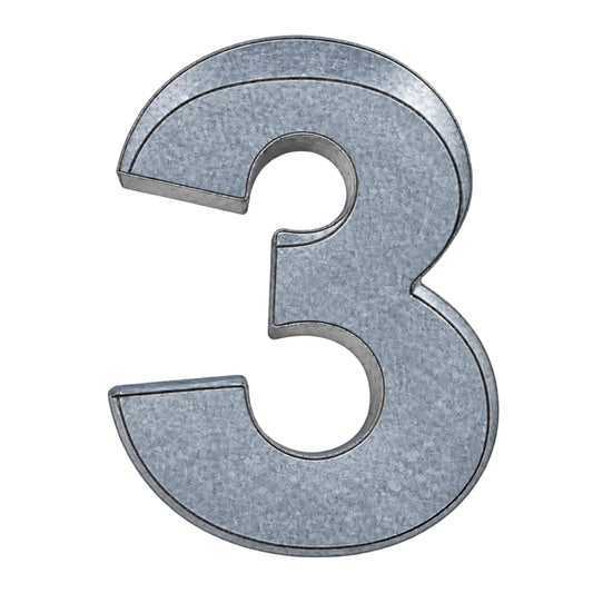 Number Three - 3 - Cake Pan 10 Inch - Iconic Cake Art