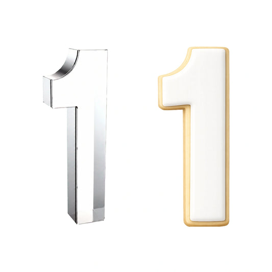 Number 1 Cutter 12cm - Stainless Steel Iconic Cake Art