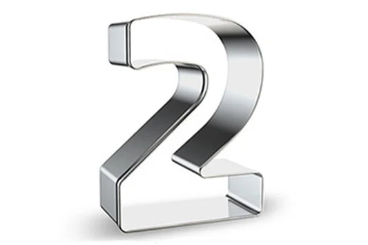 Number 2 Cutter 10cm - Iconic Cake Art