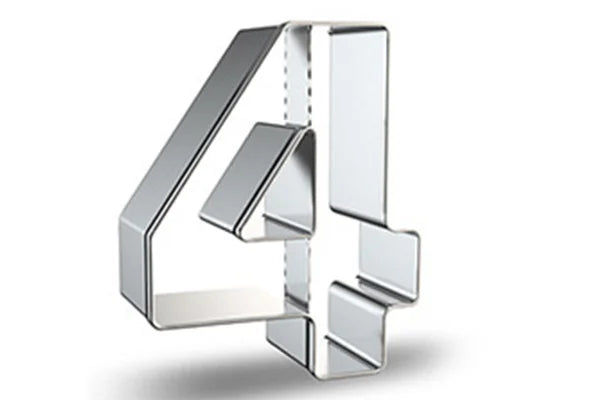 Number 4 Cutter 10cm - Iconic Cake Art