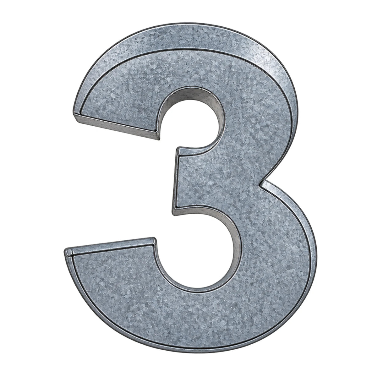 Number Three - 3 - Cake Pan 14 Inch - Iconic Cake Art