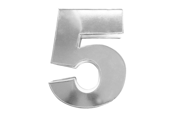 Number Five - 5 - Cake Pan 14 Inch - Iconic Cake Art