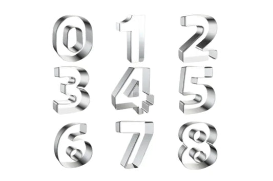 Number Cutter Set 10cm - Iconic Cake Art