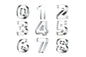 Number Cutter Set 10cm - Iconic Cake Art