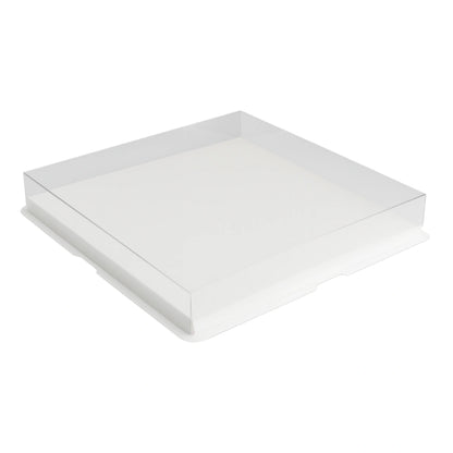 Clear High Double Layer Cake Box 10 Inch x 10 Inch x 9 Inch - Hot Stuff Bakeware