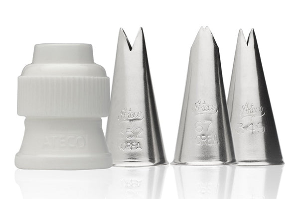 Ateco 4 Piece Decorating Tips Tube Set - P382