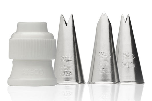 Ateco 4 Piece Decorating Tips Tube Set - P382