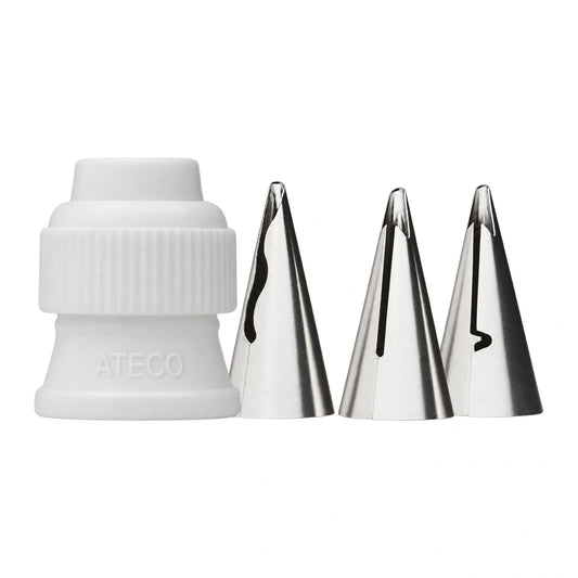 Ruffle Tube Set (030,040,070) (4 Pack) - Ateco