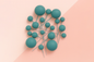 Light Blue Matte Ball Toppers (20 Pack) - Iconic Cake Art
