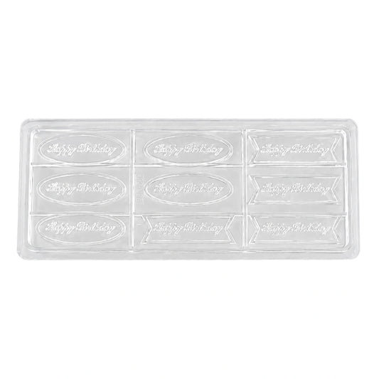 Happy Birthday - 9 Cavity - Mould - T Quality Tools