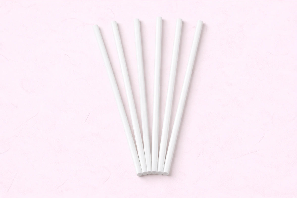 White Poly-Dowel - Cake Support - POLY-DOWELS - 6 Pieces