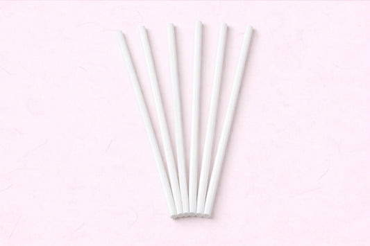 White Poly-Dowel - Cake Support - POLY-DOWELS - 6 Pieces