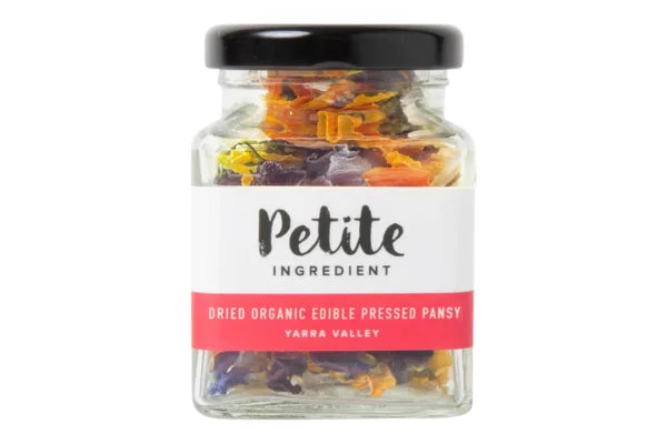 Australian Dried Edible Pressed Pansy - Petite Ingredients