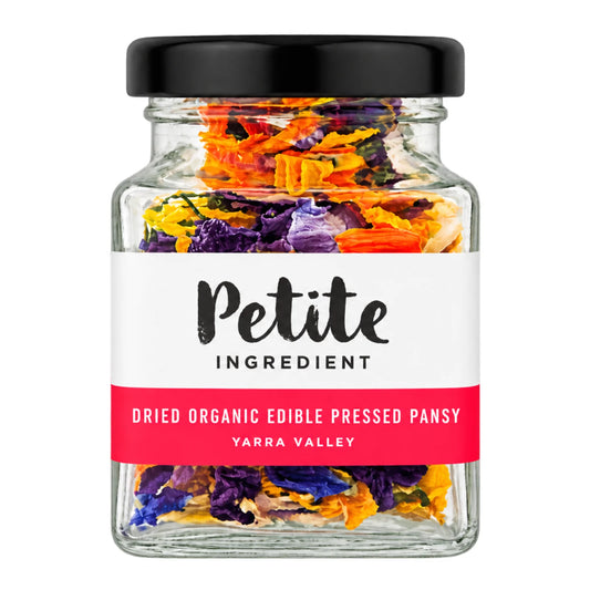 Australian Dried Edible Pressed Pansy - Petite Ingredients