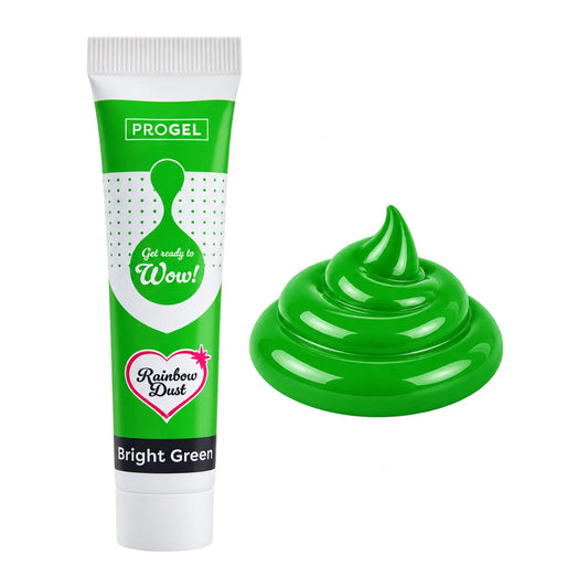 Bright Green ProGel Food Colour 25g - Rainbow Dust