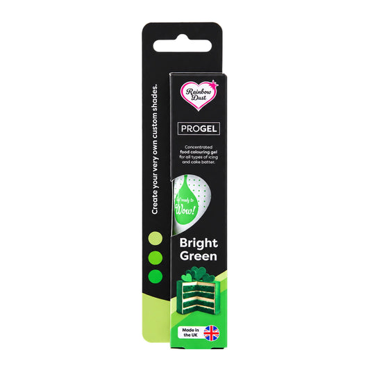 Bright Green ProGel Food Colour 25g - Rainbow Dust