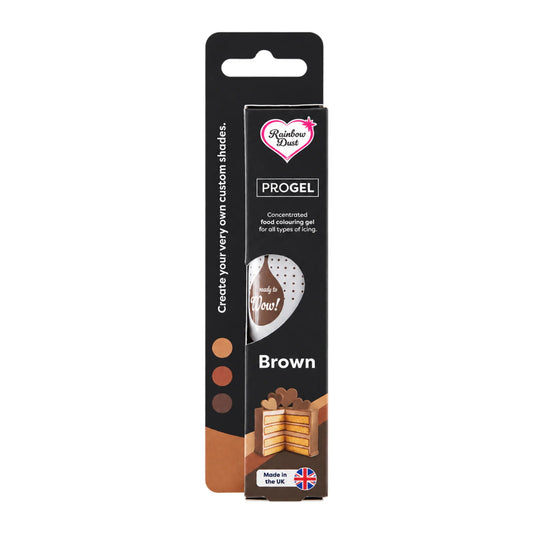 Brown ProGel Food Colour 25g - Rainbow Dust