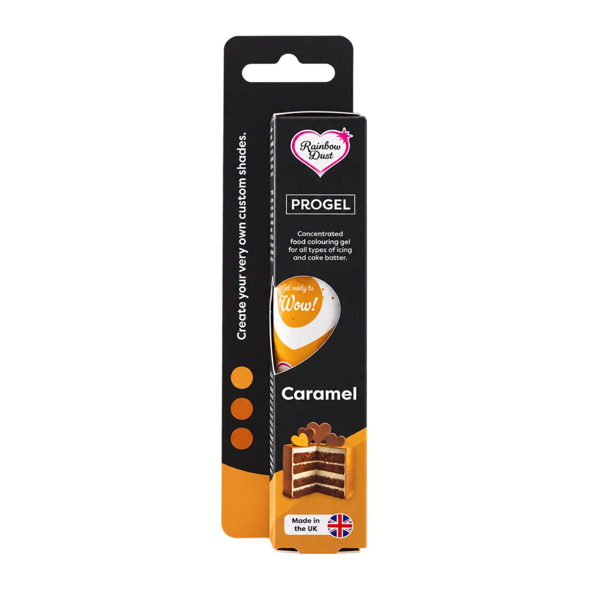 Caramel Ochre ProGel Food Colour 25g - Rainbow Dust