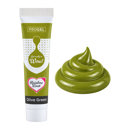 Olive Green ProGel Food Colour 25g - Rainbow Dust