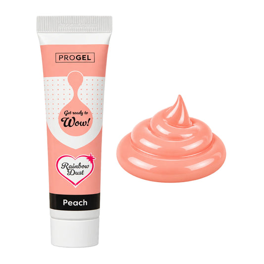 Peach ProGel Food Colour 25g - Rainbow Dust