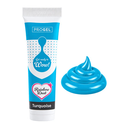 Turquoise ProGel Food Colour 25g - Rainbow Dust