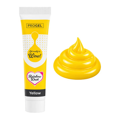 Yellow ProGel Food Colour 25g - Rainbow Dust