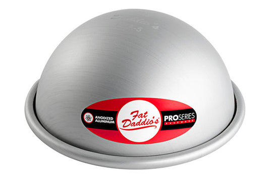 5 Inch Alu Hemisphere x 2.5 Inch Deep Pan - Fat Daddios