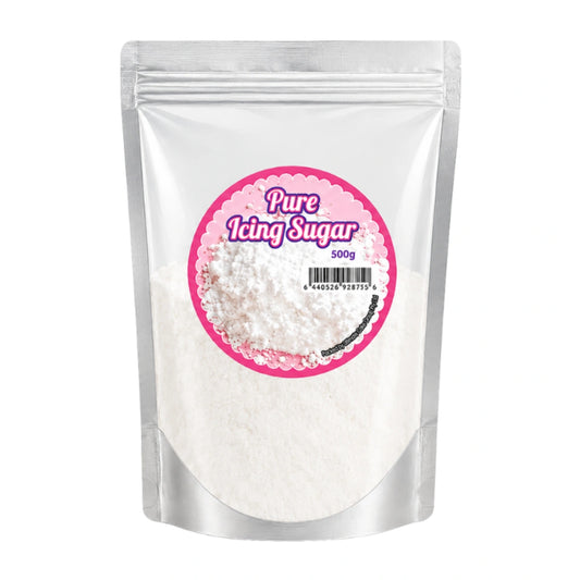 Pure Icing Sugar - Powdered - Premium 500g - Iconic Cake Art