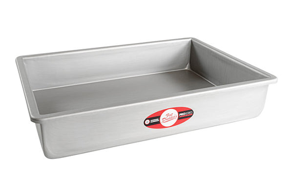Rectangle 3 Inch Deep Cake Pan Solid Bottom 11 Inch x 15 Inch - Fat Daddios