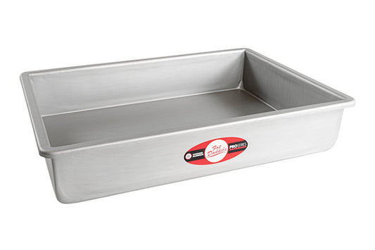 Rectangle 3 Inch Deep Cake Pan Solid Bottom 11 Inch x 15 Inch - Fat Daddios
