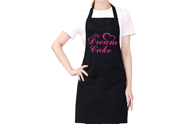 Black Mydream Cake Apron - Iconic Cake Art