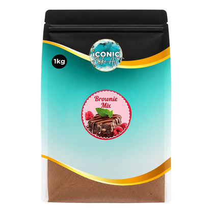 Chocolate All-In Choc Chunk Brownie Mix 1kg - Iconic Cake Art