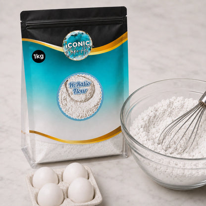 Hi Ratio Cake Flour 1kg - Iconic Cake Art