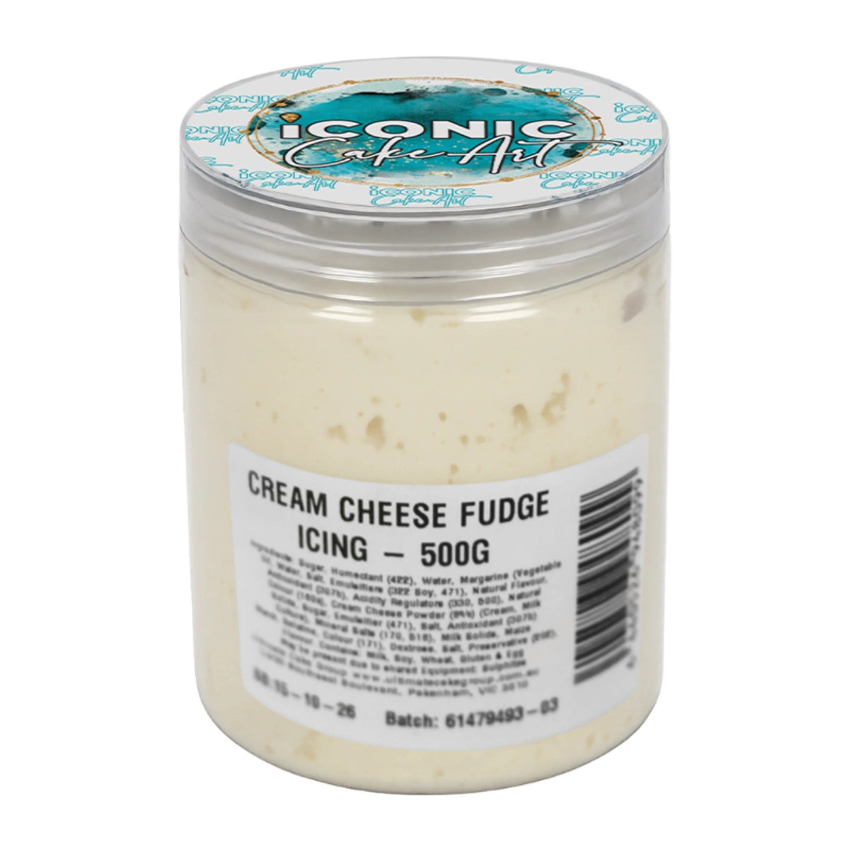 Cream Cheese Fudge Icing - Ready to Use 500g - Iconic Cake Art