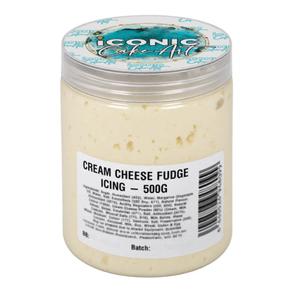 Cream Cheese Fudge Icing - Ready to Use 500g - Iconic Cake Art
