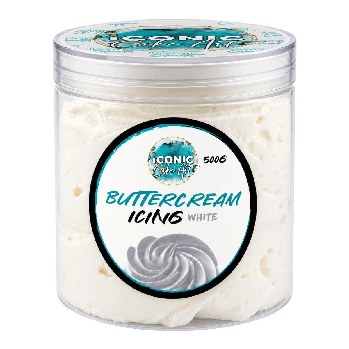 White Vanilla Ready to Use Buttercream 500g - Iconic Cake Art