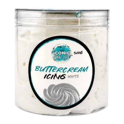 White Vanilla Ready to Use Buttercream 500g - Iconic Cake Art