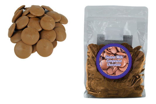 Sienna Milk Compound Buttons 1kg - Cadbury