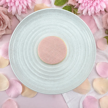 Linen Pattern Plate - Custom Cookie Cutters