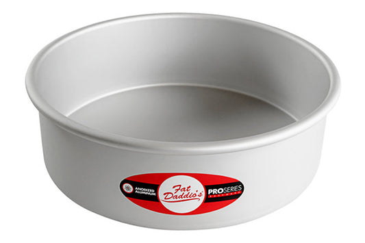10 Inch Round x 3 Inch Deep Cake Pan Solid Bottom - Fat Daddios
