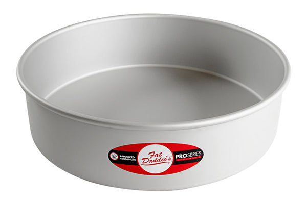 12 Inch Round x 3 Inch Deep Cake Pan Solid Bottom - Fat Daddios
