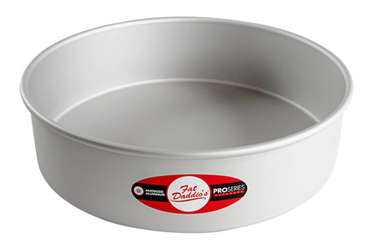 12 Inch Round x 3 Inch Deep Cake Pan Solid Bottom - Fat Daddios