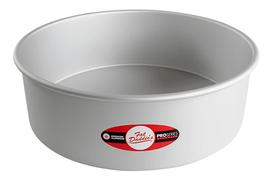 14 Inch Round x 4 Inch Deep Cake Pan Solid Bottom - Fat Daddios